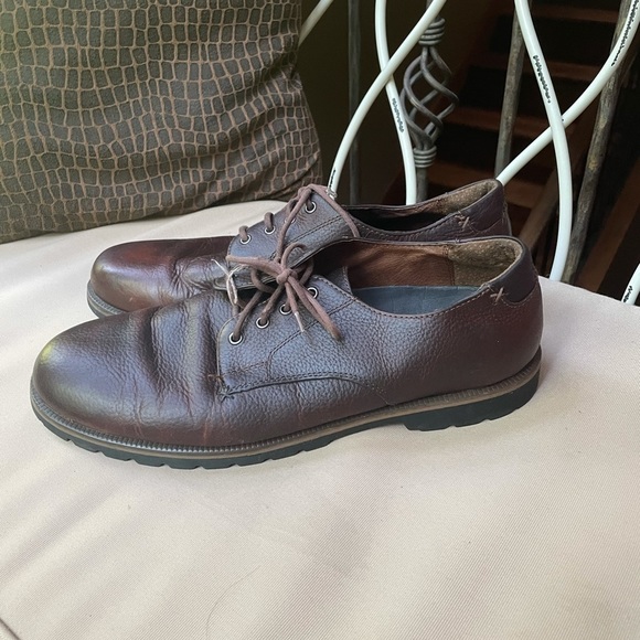 Columbia Salmon Harbor Leather Derby Shoe Brown 14 - Picture 5 of 7